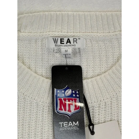 WEAR by Erin Andrews Cleveland Browns NFL Colorblock Sweater Womens Medium NEW - Picture 2 of 10